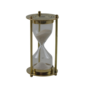 Elegant Silver Plated Metal Brass Frame <b>Sand</b> <b>Timer</b> New Home Decor Hourglass Business Gift Glass Material Hourglasses - Product Image 3