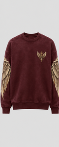 เสื้อสเวตเชิ้ตพิมพ์ลาย Armored Bikers พร้อมกระเป๋าใส่แผ่นเกราะแบบถอดได้ แขนยาว ผ้าโพลีคอตตอนฟลีซ / เฟรนช์เทอร์รี่ - Product Image 5