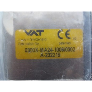 วาล์วแบบสลิต VAT 0300X-MA24-1006/0302, P5000 - อุปกรณ์และชิ้นส่วนเซมิคอนดักเตอร์ระดับโลกที่เชื่อถือได้ - Product Image 1