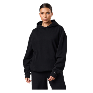 FABRINEX INDUSTRIES <b>Women</b> Oversized Hooded <b>Sweatshirt</b> 100% Cotton 280g Solid Color Knitted Full Sleeve Breathable Autumn Style - Product Image 4