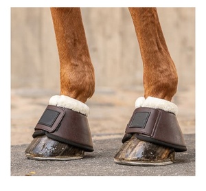 Bottes de jambe Bottes de tendon de cheval équestre Protéger l'équipement Bottes de cloche Accessoires de cheval Produit de course - Product Image 3