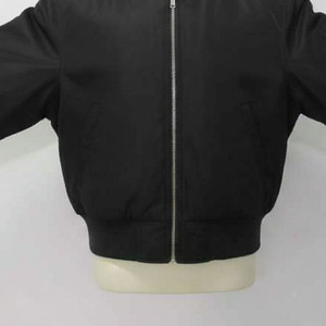2026 Trending Men's Spring Front Custom logo Padded OEM High Quality Zip <b>Black</b> Zipper Jackets - Product Image 5