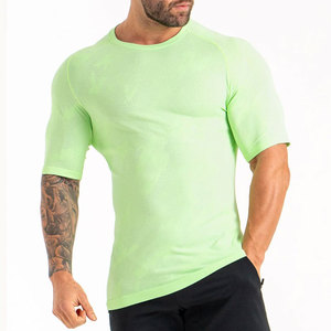 Camiseta Deportiva de Compresión para Gimnasio, de Alta Calidad, Elástica, Manga Corta, Corte Regular, Color Personalizado, 100% Algodón - Product Image 4