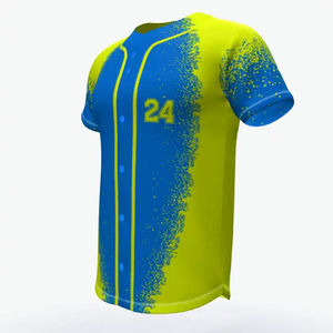 Maillot de baseball sportif décontracté personnalisé, très demandé, avec logo sur mesure, respirant, antibactérien, séchage rapide, uniforme OEM - Product Image 6