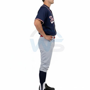 Uniforme de baseball en polyester respirant avec logo personnalisé, dernier design, haute qualité, prix raisonnable, vente chaude - Product Image 3