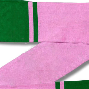 Ensemble bonnet, écharpe et gants en tricot jacquard personnalisé avec logo ou couleur, longs, chauds, en acrylique, à franges, pour l'hiver, idéal pour les sororités. - Product Image 4