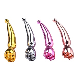 Full Stainless Steel Gua Sha Roller for Body Application Colorful Healthcare Therapy Facial Massager <b>Beauty</b> Skincare Massage - Product Image 1