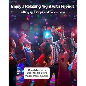 Tenda Gonfiabile per Feste da Discoteca 26.2 X 19.7 X 13.1 ft con Soffiatore da 1100W, Sacchi di Sabbia, Grande Attrezzatura per Divertimento Notturno all'Aperto con Protezione dal Vento - Product Image 6