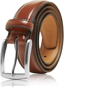 Elegante Cinturón de Cuero Vacuno para Hombre, OEM, Cuero Genuino con Logotipo Personalizado, Hebilla de Aleación, Estilo Formal a Precios de Mayoreo - Product Image 1