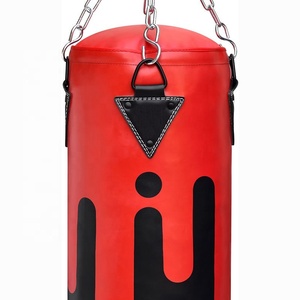 Sac de sable de boxe en cuir de vachette personnalisé de haute qualité équipement de frappe lourd pour enfants adultes en gros fabriqué à partir de PVC PU - Product Image 3