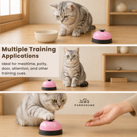Cloche d'entraînement et de communication pour chiens et chats