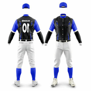 Low Price <b>Baseball</b> Uniform Suits Multi Color Sublimated Design Pattern Sports Club Team Player Uniform Softball Athletic Kit - Product Image 4