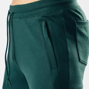 Pantalon de survêtement décontracté pour homme, taille haute, élastique, respirant, coupe droite, 100 % coton molletonné, séchage rapide, nouveau design - Product Image 4