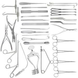 Juego de 32 Instrumentos de Neurocirugía para Craneotomía, Herramientas Completas de Neurocirugía de Dentavex - Product Image 1