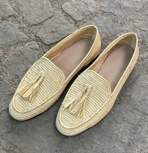 Sandalias de Rafia Ligeras Hechas a Mano, Desechables, Envío Gratis, Zapatos de Verano para Mujer, Bailarinas de Playa, Artesanía Marroquí - Product Image 1