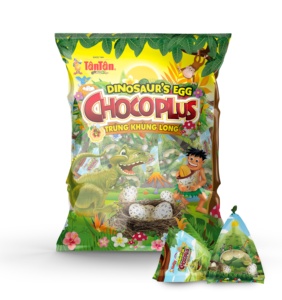 Tan Tan Brand DINOSAUR'S <b>EGG</b> Liquid <b>Chocolate</b> Candy with Nut Flavor OEM Quality Hot Trend From VN - Product Image 4