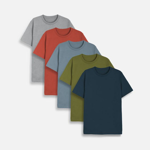T-shirt blanc pour homme en jersey 100% coton, coupe classique, logo imprimé sur le devant, poids lourd, style High Street - Product Image 1
