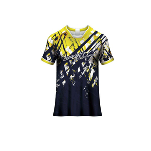 Maillots de football personnalisés pour hommes, impression numérique, tissu uni, écologique, respirant, 100% polyester, uniformes de sport - Product Image 4