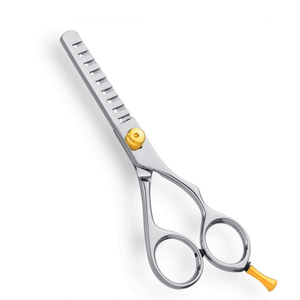 High Quality Extra Sharp Beauty Rubber Hair Cutting Barber <b>Mirror</b> Polished Customized Size Hair Styling Barber Thinning Scissors - Product Image 1