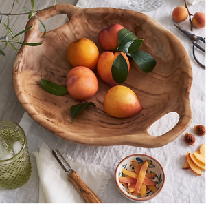 Tazón de Servir de Madera de Acacia Ecológico, Hecho a Mano, con Forma y Diseño Personalizados, Estilo Americano, para Decoración de Mesa en Fiestas - Product Image 1