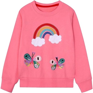 เสื้อสเวตเตอร์คอกลมสำหรับเด็กผู้หญิงเสื้อมีฮู้ดและสเวตเชิ้ตลายสก็อตแบบกลับด้านได้สำหรับฤดูใบไม้ร่วง - Product Image 1