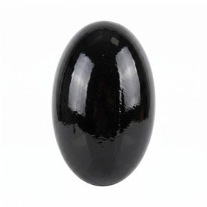 Leaf Shape <b>Drawer</b> Pull Handle Glossy <b>Black</b> Metal Cabinet Hardware for <b>Drawers</b> Minimalist Design Leaf Knob Modern Interior Arts - Product Image 3