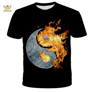 Camiseta sublimada de última moda para hombre, ropa de verano, estilo moderno, camiseta sublimada a color para hombre - Product Image 1