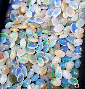 อัญมณีทรงกลมอัญมณีทรงหลวมเรียบ Cabochon สำหรับใส่ไปงานปาร์ตี้ขายส่ง - Product Image 5