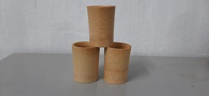 Blue Lotus Eco-Friendly <b>Bamboo</b> Vintage Cylinder Reusable Tumbler-Multiple Sizes for Party <b>Travel</b> & Camping - Product Image 4