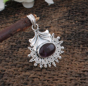 Collar de Plata de Ley 925 con Colgante de Ónix Negro Natural para Mujer, Joyería de Lujo Discreto, Fabricante Mayorista - Product Image 3