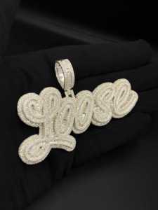 Colgante Cristiano Personalizado de Hip Hop, Aleación con Diamantes CZ, Estilo Royal Titan - Product Image 4