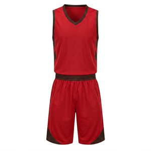 Conjunto de Camiseta y Pantalones Cortos de Baloncesto, Diseño Personalizado con Nombre del Equipo, Uniforme Sublimado, Transpirable - Product Image 1