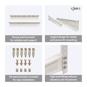Support mural robuste pour climatiseur extérieur, longue durée de vie, installation facile, haute stabilité, support pour unité de climatisation - Product Image 3