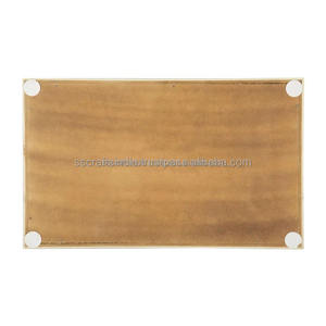 Bandeja con incrustaciones de resina de diseño único Bandeja artesanal para organizar eventos o embellecer cualquier habitación disponible a granel - Product Image 3