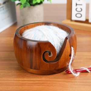 Wooden <b>Yarn</b> Bowls High Quality - Product Image 1