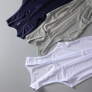 Débardeur de sport de haute qualité, singlet, dos musclé, hommes, salle de sport, logo personnalisé, débardeur - Product Image 6