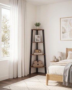 Estante de Madera Minimalista Tipo Escalera de 4 Niveles, Organizador de Almacenamiento Vertical para Dormitorio, Sala de Estar, Decoración del Hogar, Venta al Por Mayor desde India - Product Image 1