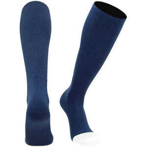 Red <b>Knee</b> <b>High</b> Solid <b>Socks</b> Breathable Knitted for Soccer Football Adults - Product Image 2