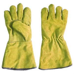Gants de sécurité en cuir de vachette résistants à la chaleur et au feu pour le soudage, le barbecue, la manipulation des étincelles, les travaux industriels, équipement de protection - Product Image 4
