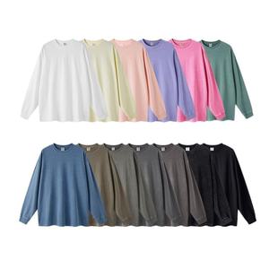 Camiseta Casual de Manga Corta de Algodón 100% con Logotipo Personalizado, Tejido de Punto, Lavado Ácido Intenso, para Hombre, 280 g/m² - Product Image 1