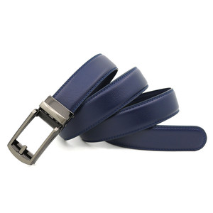 New <b>Men's</b> Automatic <b>Buckle</b> Click <b>Belt</b> Factory Split Leather <b>Belts</b> <b>for</b> <b>Men</b> Wholesale 14 Colors Stock <b>Belts</b> - Product Image 2