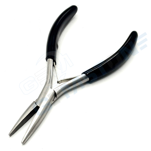 Professional Hair <b>Extension</b> Flat Mouth Plier with Inner Teeth Grip – Stainless Steel Hair <b>Extension</b> Tool for <b>Beads</b> Rings - Product Image 3