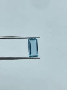 Piedra Preciosa Natural de Aguamarina Rectangular, Color Azul Cielo Transparente, 5x10mm, Gema Central para Anillo, de Proveedor de India a Precio de Mayoreo - Product Image 6