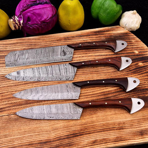 Ensemble de couteaux de cuisine en acier Damas de qualité professionnelle, couteaux de cuisine multi-usages avec une conception équilibrée pour une utilisation efficace - Product Image 2