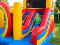 Parc de trampolines gonflables pour enfants NOCO Commercial, en PVC, installation facile, capacité maximale 10 personnes