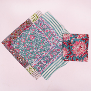 Sustainable Cotton Handmade Bandana Skin Friendly <b>Square</b> <b>Scarf</b> Unisex Colorful Wristband Organic Handkerchief - Product Image 2
