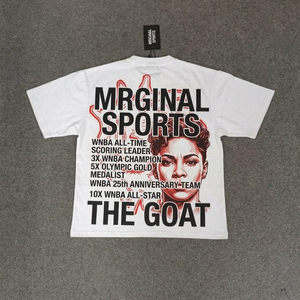 T-shirt en coton vintage à imprimé DTF personnalisé pour hommes, style streetwear oversize, manches courtes, pour la vente en gros de t-shirts DTF - Product Image 5