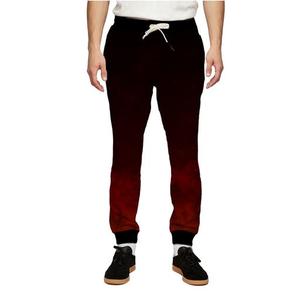 Men's Sublimation Printed Sweatpants <b>Elastic</b> <b>Waist</b> Drawstring Casual Joggers Breathable Polyester Fleece Autumn Wear - Product Image 5