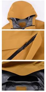 Veste coupe-vent imperméable unisexe pour l'extérieur avec logo personnalisé, veste softshell, veste de ski - Product Image 4