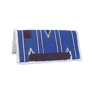 Tapis de selle pour cheval, équipement d'équitation avec rembourrage en coton et polyester, doublure en polycoton - Product Image 1